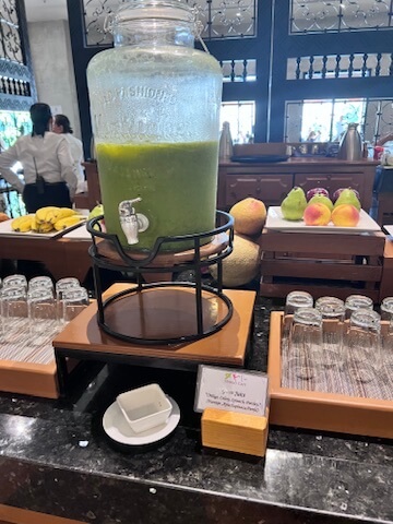 Secrets Maroma Green Juice at World Cafe